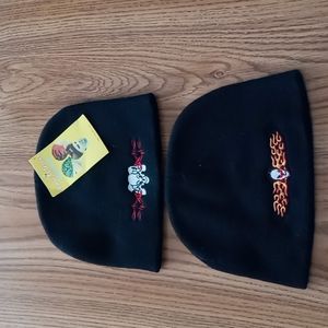 Amazing Danna NWT Unisex Black Skull Beanies